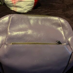 Patricia Nash Lavender Leather Backpack